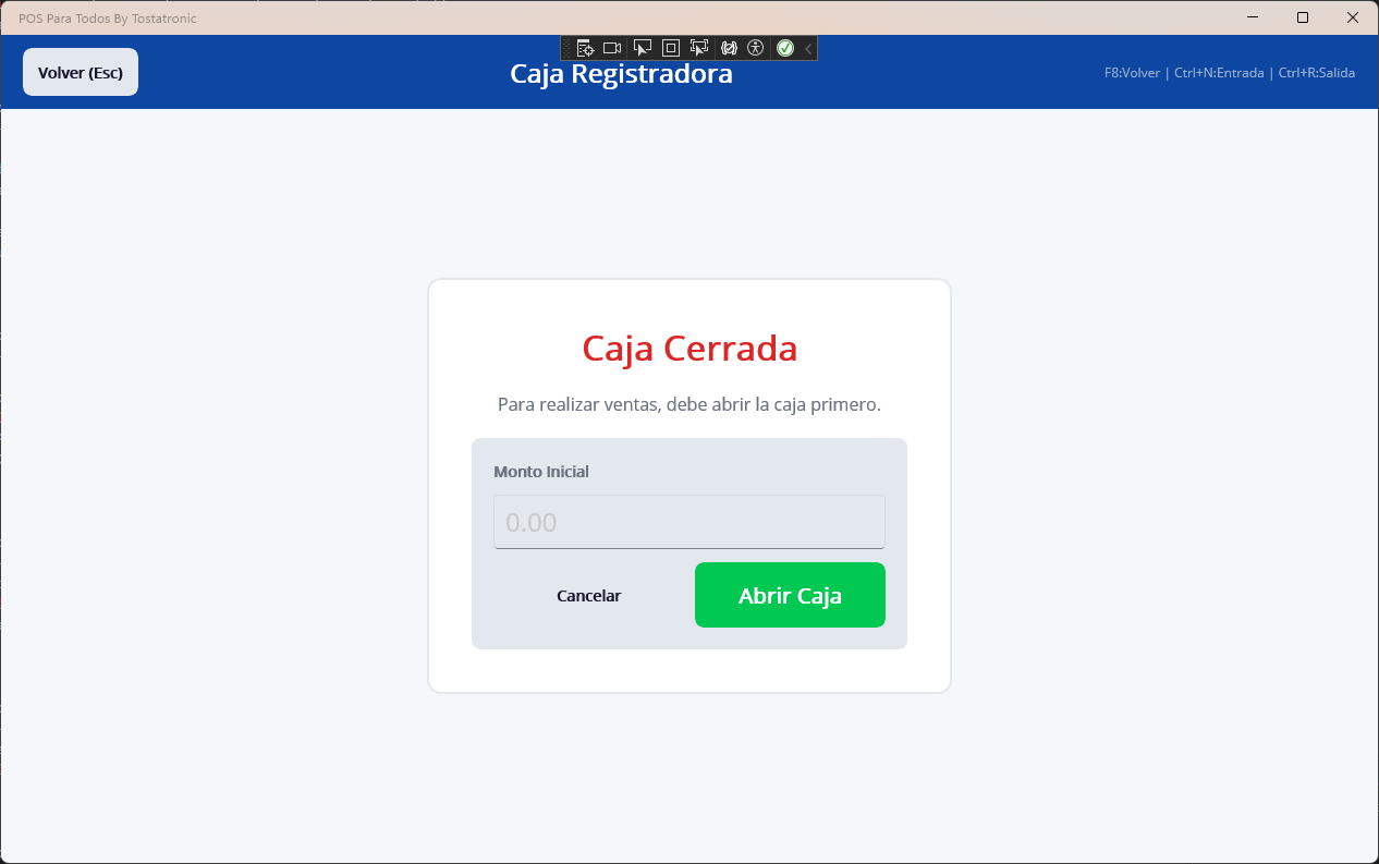 Solicitud de informacion de apertura